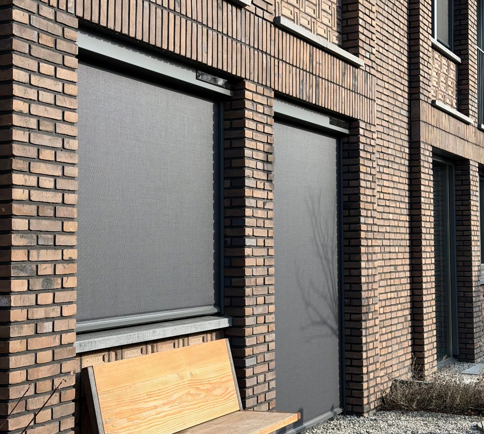 Privacy screens op woning
