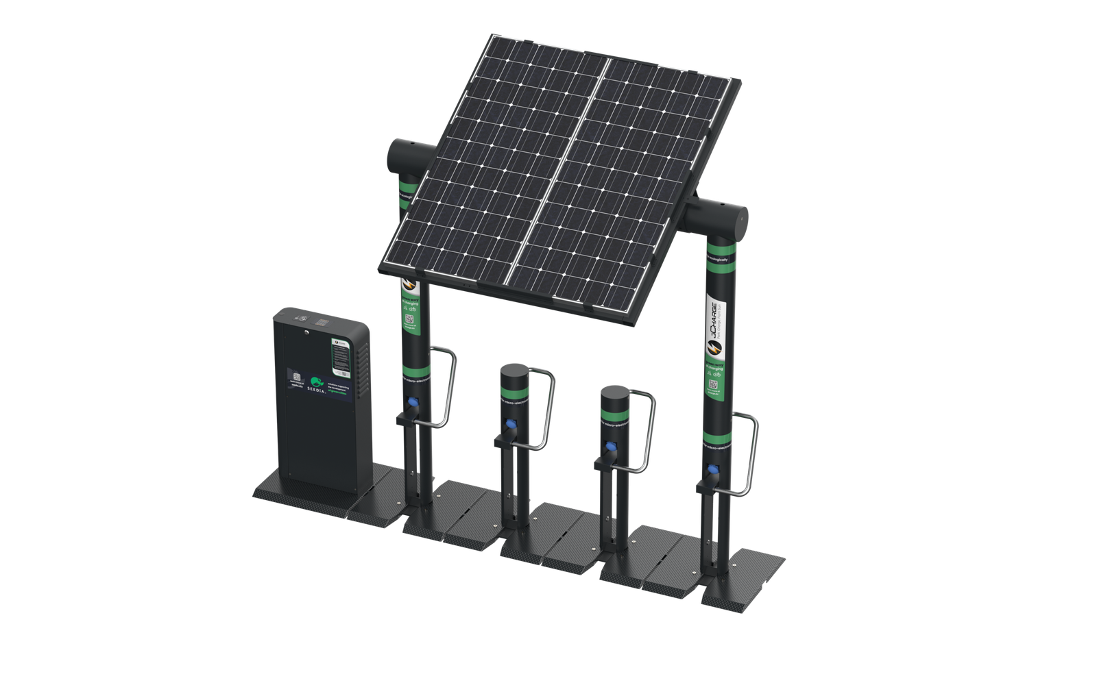 Modulair Laadstation op zonne-energie